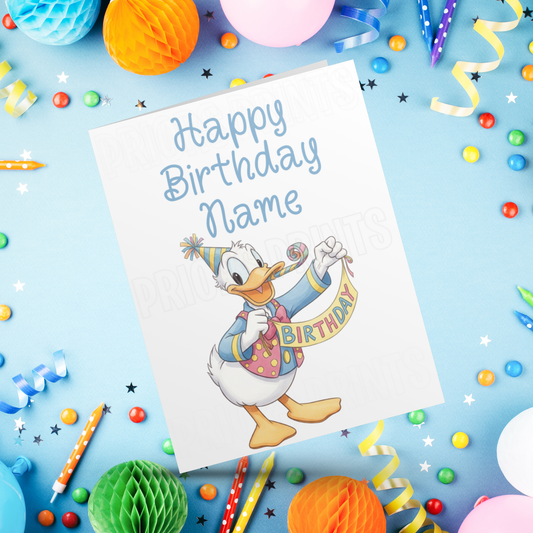 Mixed Disney Personalised Birthday Card I Lion King I Mickey Mouse & Friends