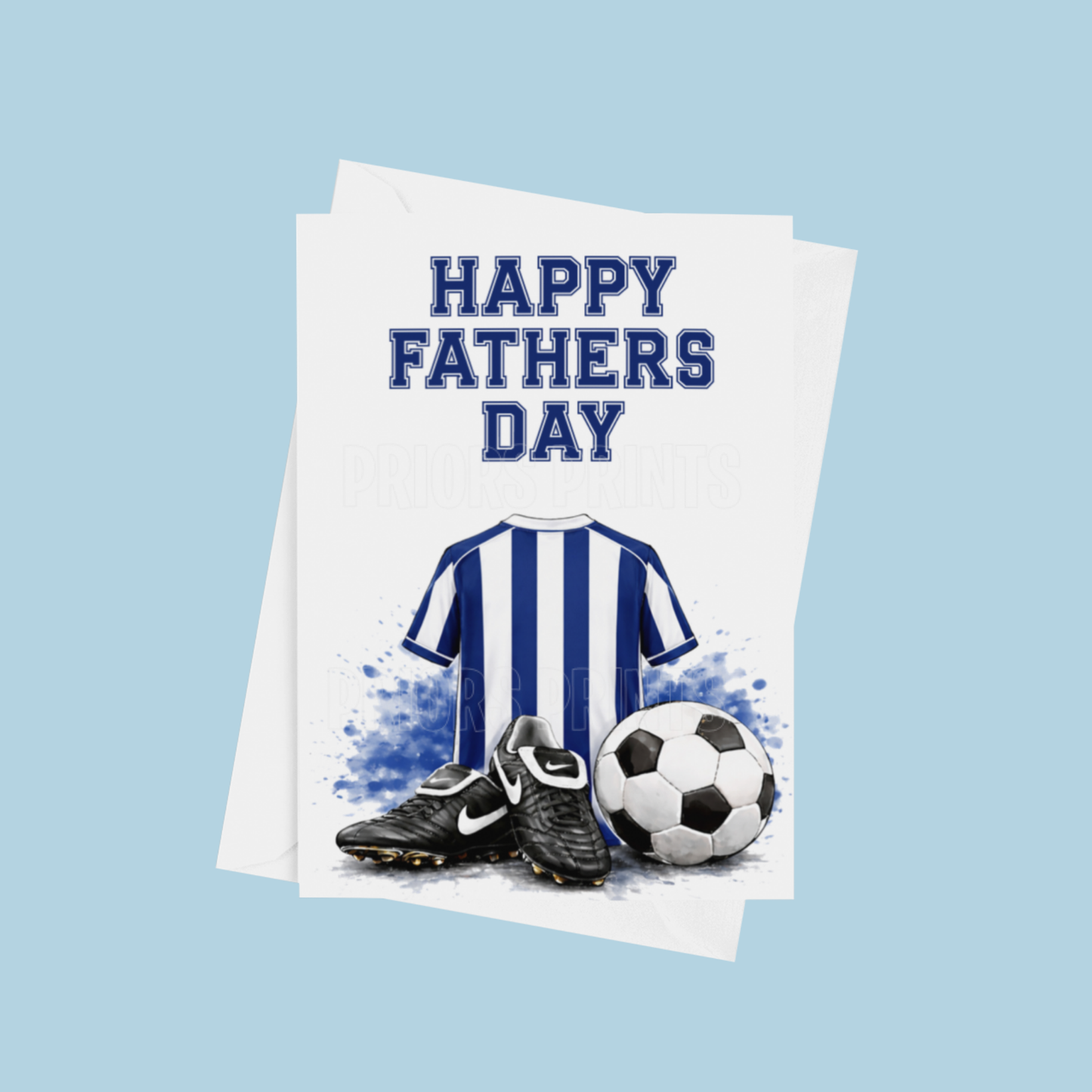 Football Shirts Happy Fathers Day Card