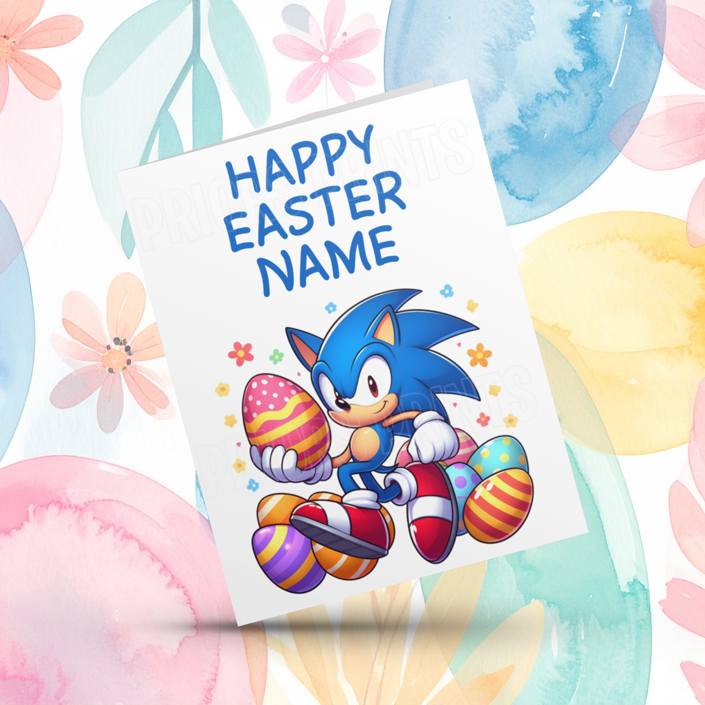 Mixed Character Personalised Easter Card I Captain America I Iron Man I Hulk I Super Mario I Mickey I Minecraft I Pikachu I Sonic I Deadpool I Stitch