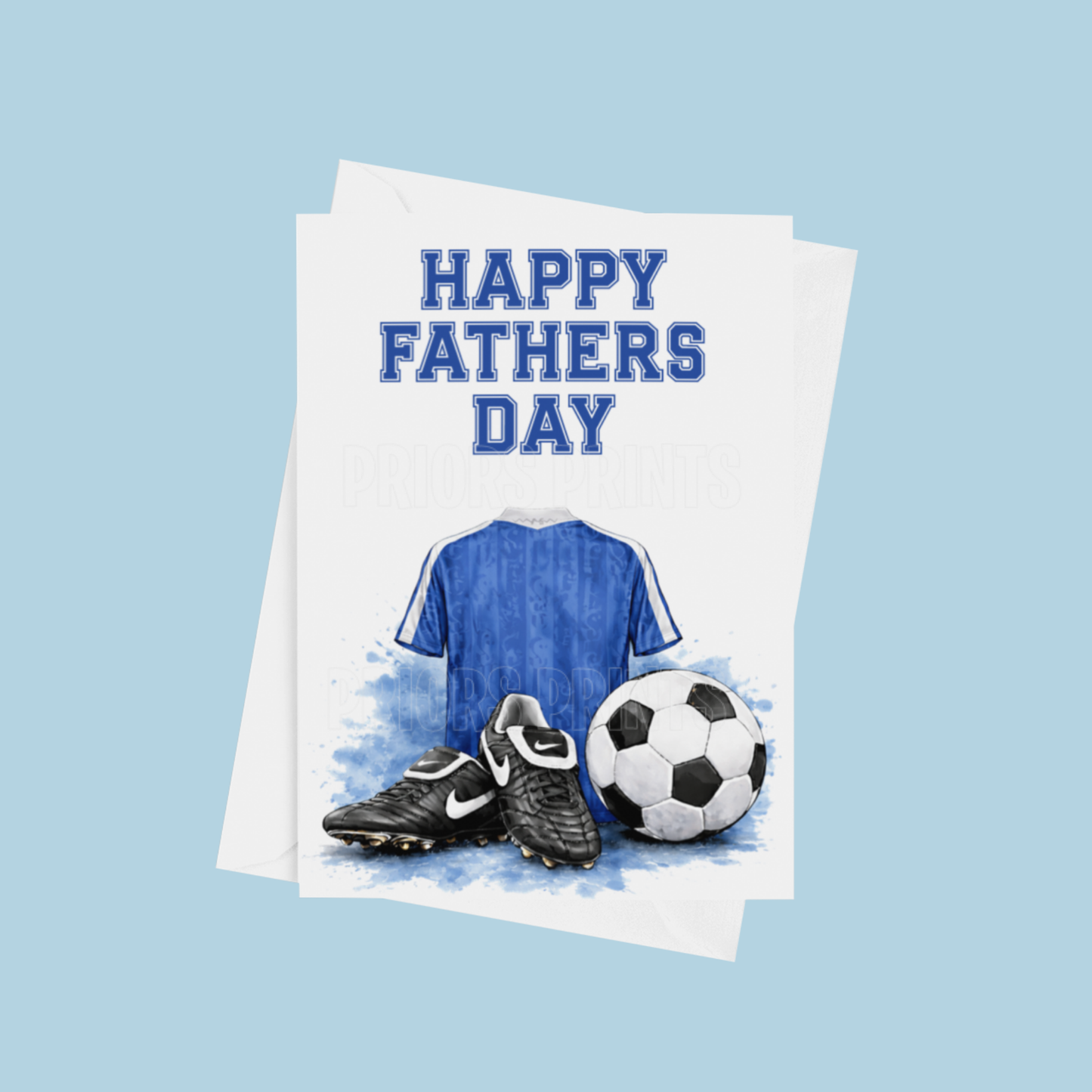Football Shirts Happy Fathers Day Card