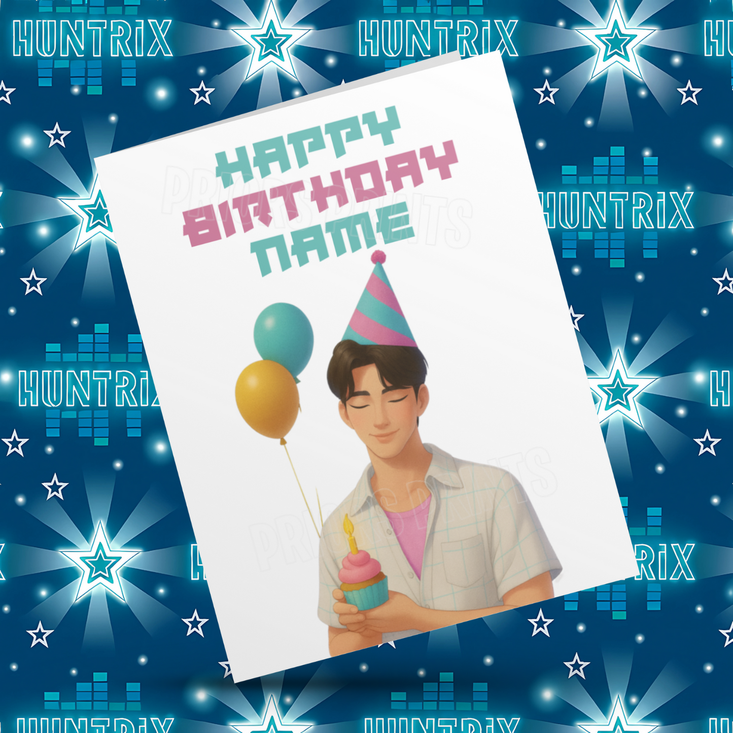 Personalised K Pop Demon Hunters Birthday Card