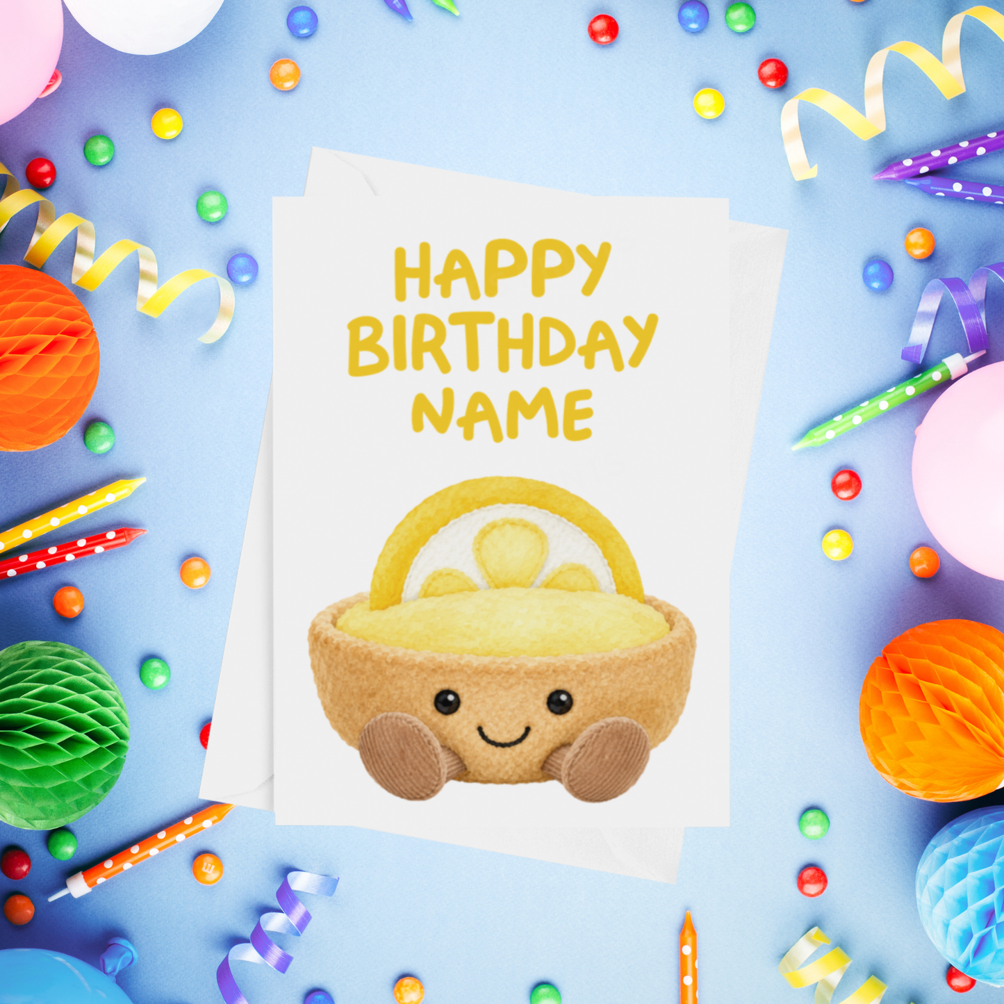 Jelly Cat Personalised Birthday Cards