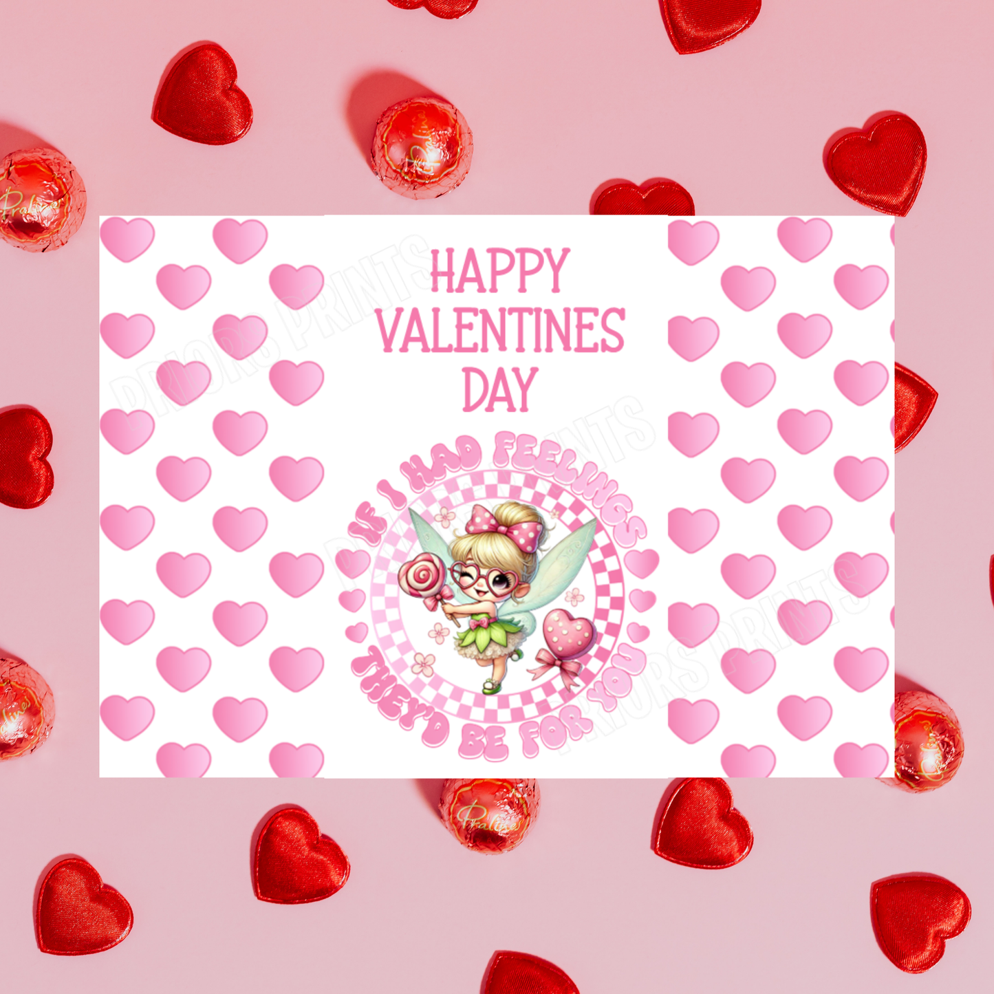 If I Had Feelings Cute Character Valentines Day Chocolate Bar Wrappers I Tinkerbell I Snow White I Belle I Cinderella I Sleeping Beauty