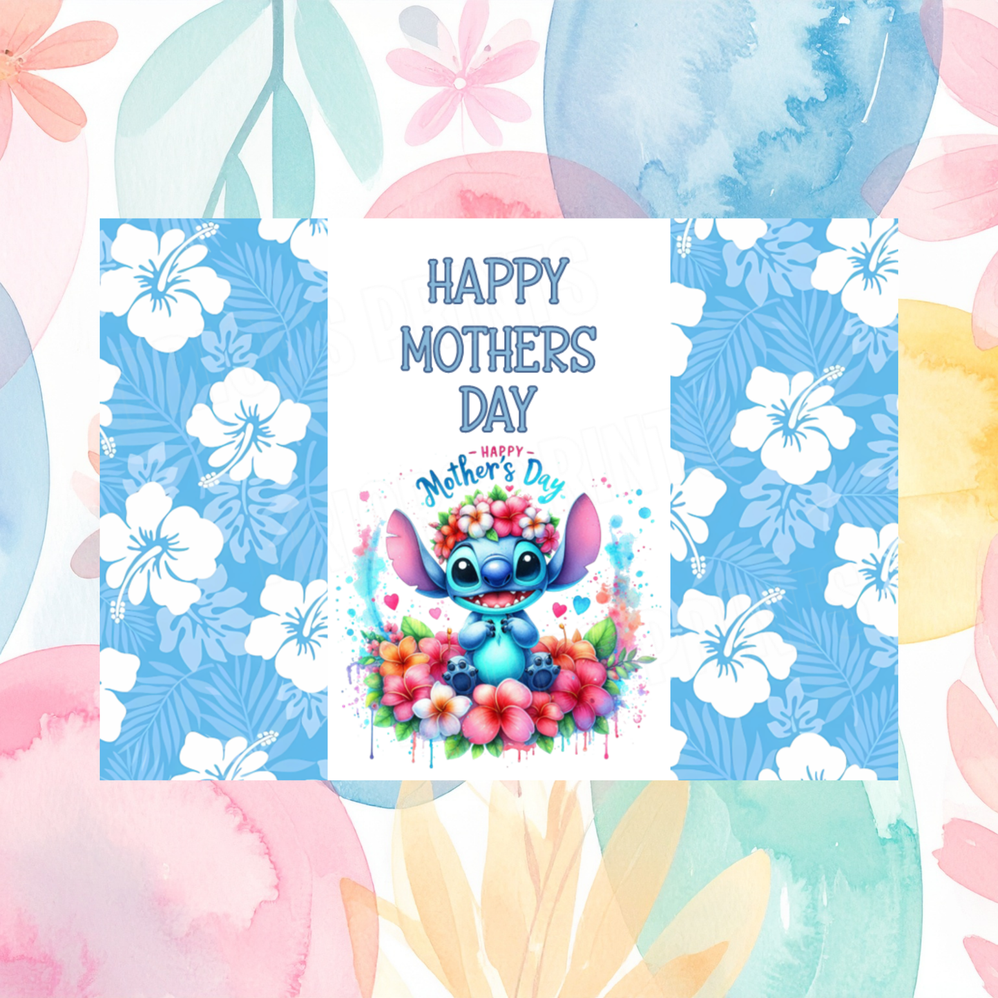 Stitch Happy Mothers Day Chocolate Bar Wrapper