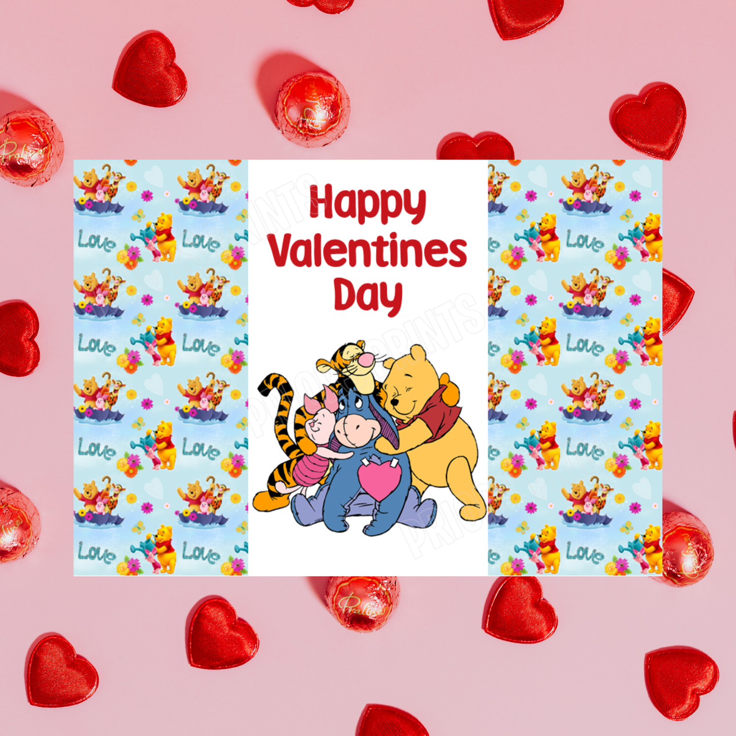 Winnie The Pooh Personalised Valentines Day Cards I Disney I Eeyore I Piglet I Tigger