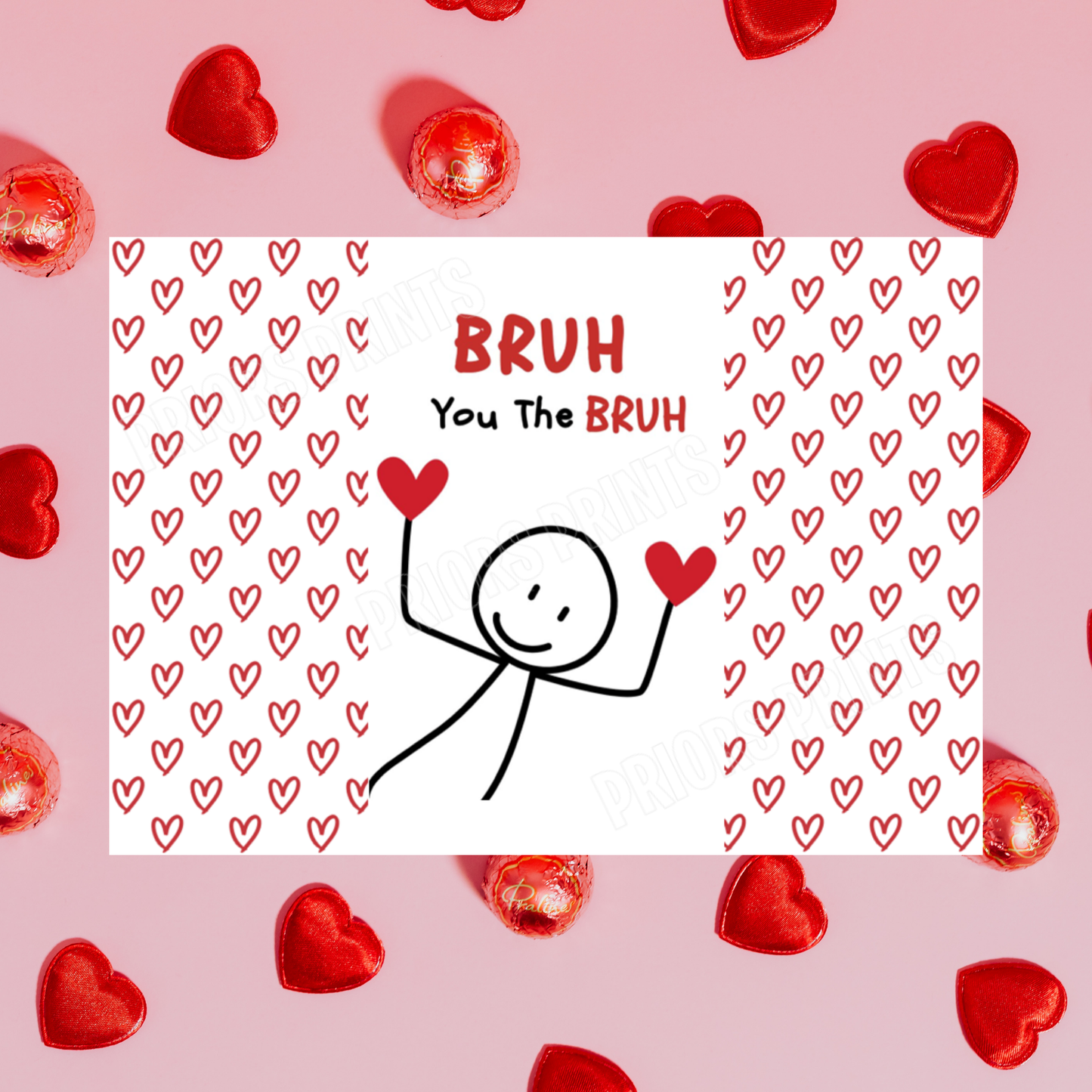 Funny Valentines Day Chocolate Bar Wrapper
