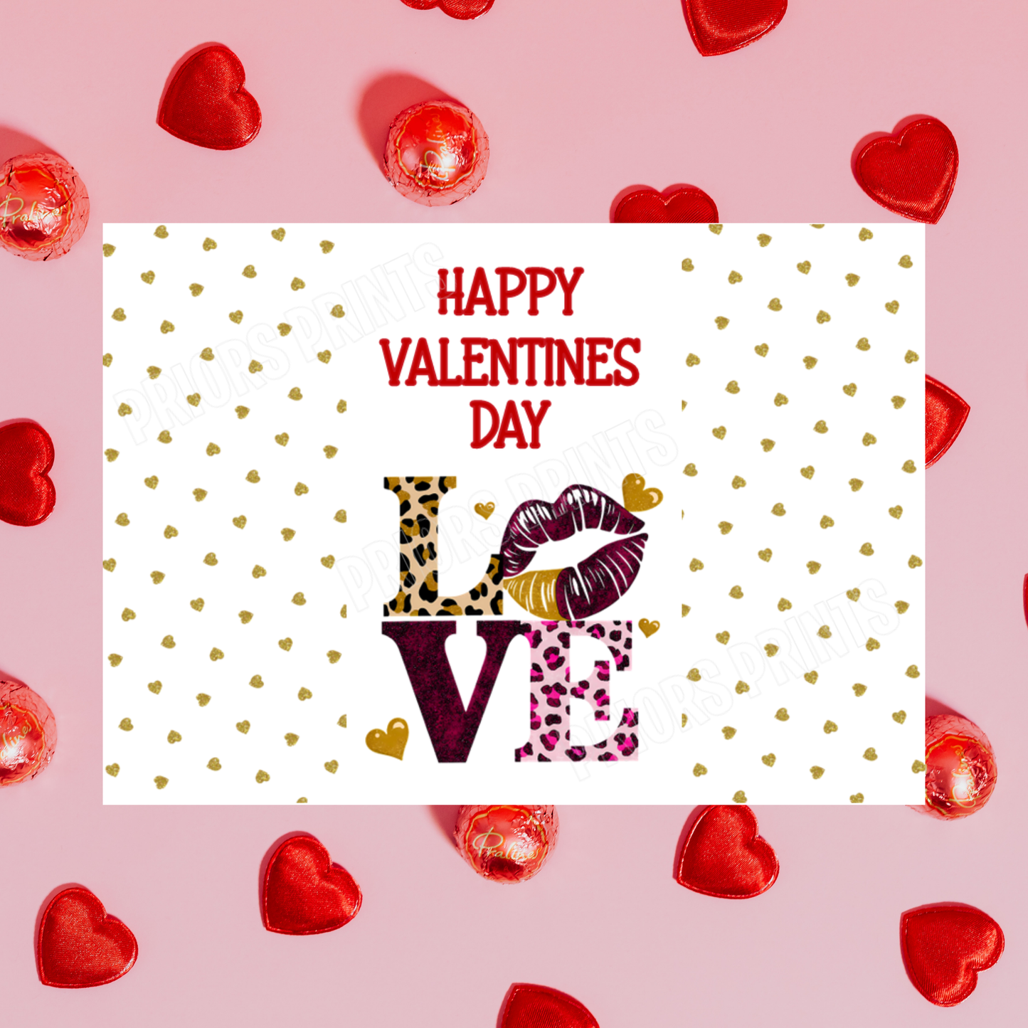 Cute Love Valentines Day Chocolate Bar Wrappers