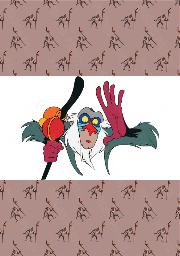Lion King Chocolate Bar Wrapper- Plain (No Text)