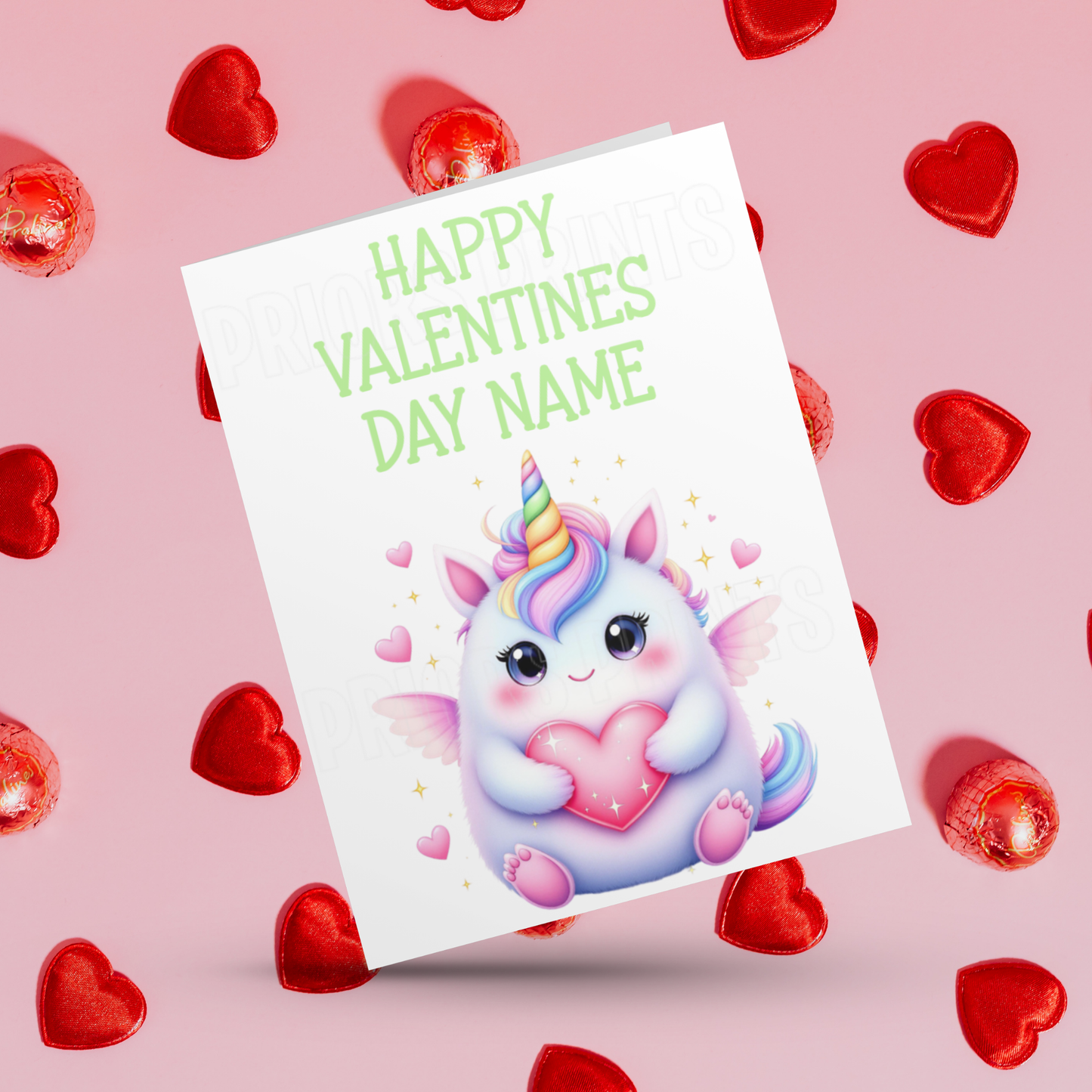 Cute Monsters Personalised Valentines Day Card