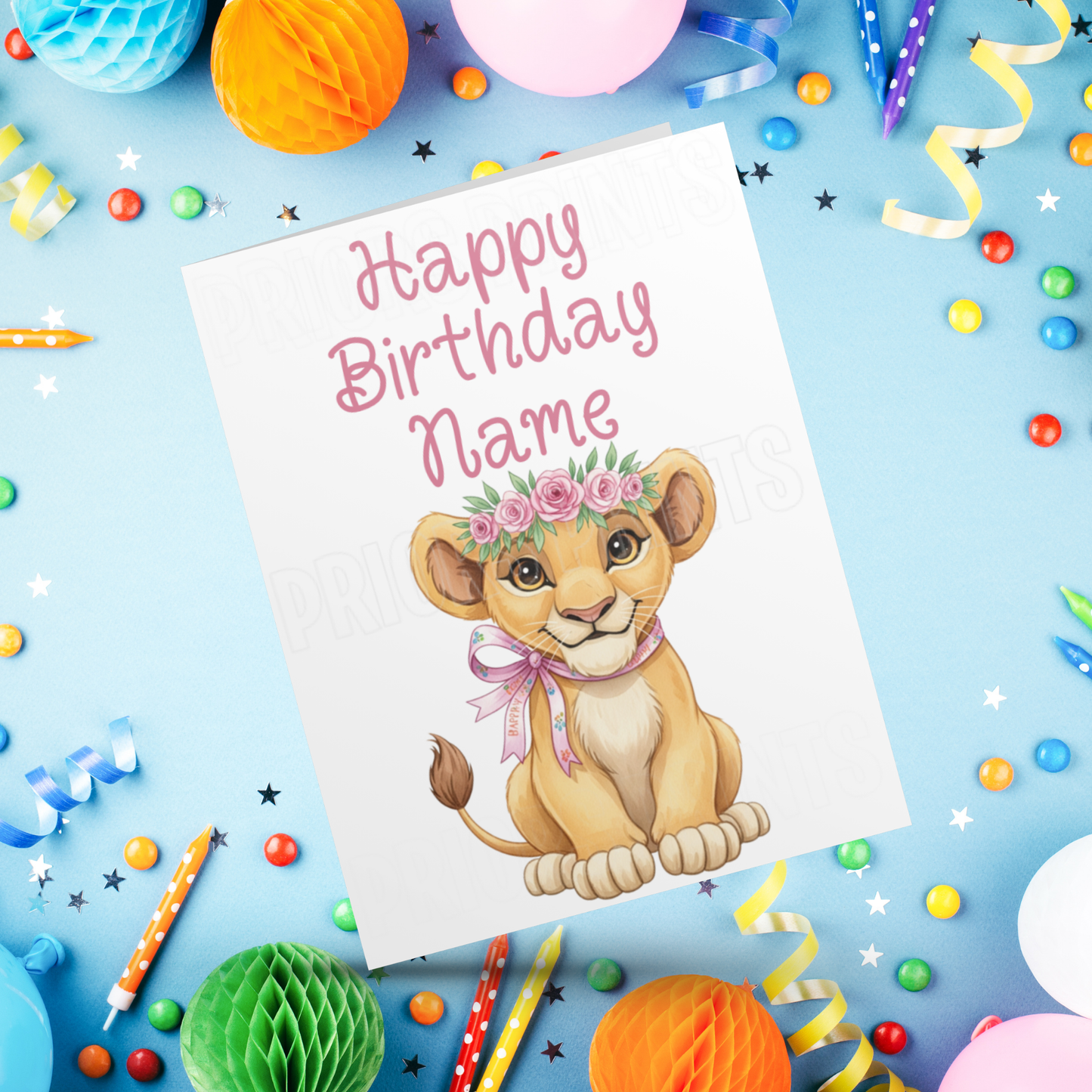 Mixed Disney Personalised Birthday Card I Lion King I Mickey Mouse & Friends