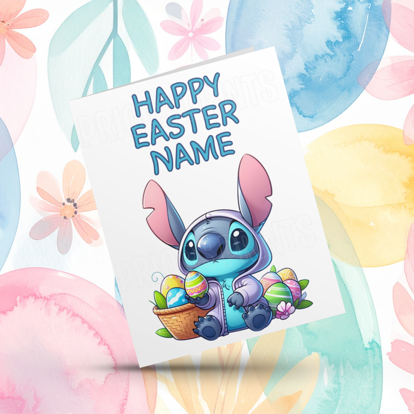 Mixed Character Personalised Easter Card I Captain America I Iron Man I Hulk I Super Mario I Mickey I Minecraft I Pikachu I Sonic I Deadpool I Stitch
