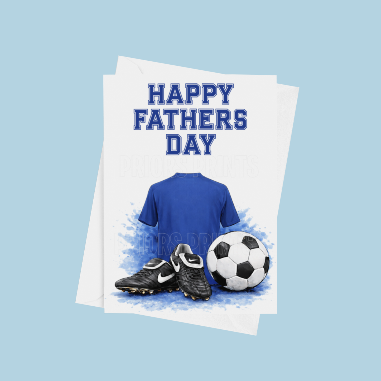 Football Shirts Happy Fathers Day Card