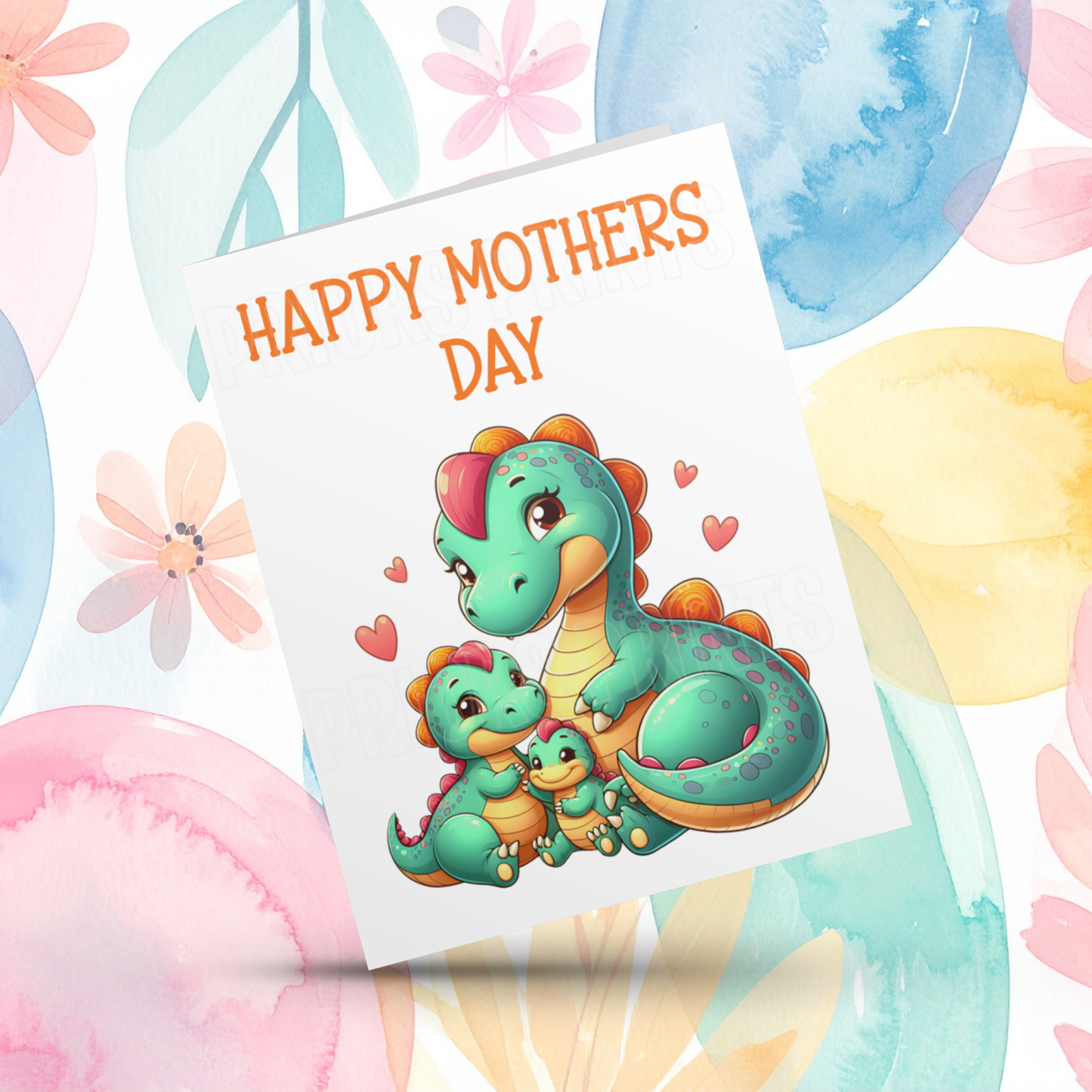Dinosaur Mothers Day Card
