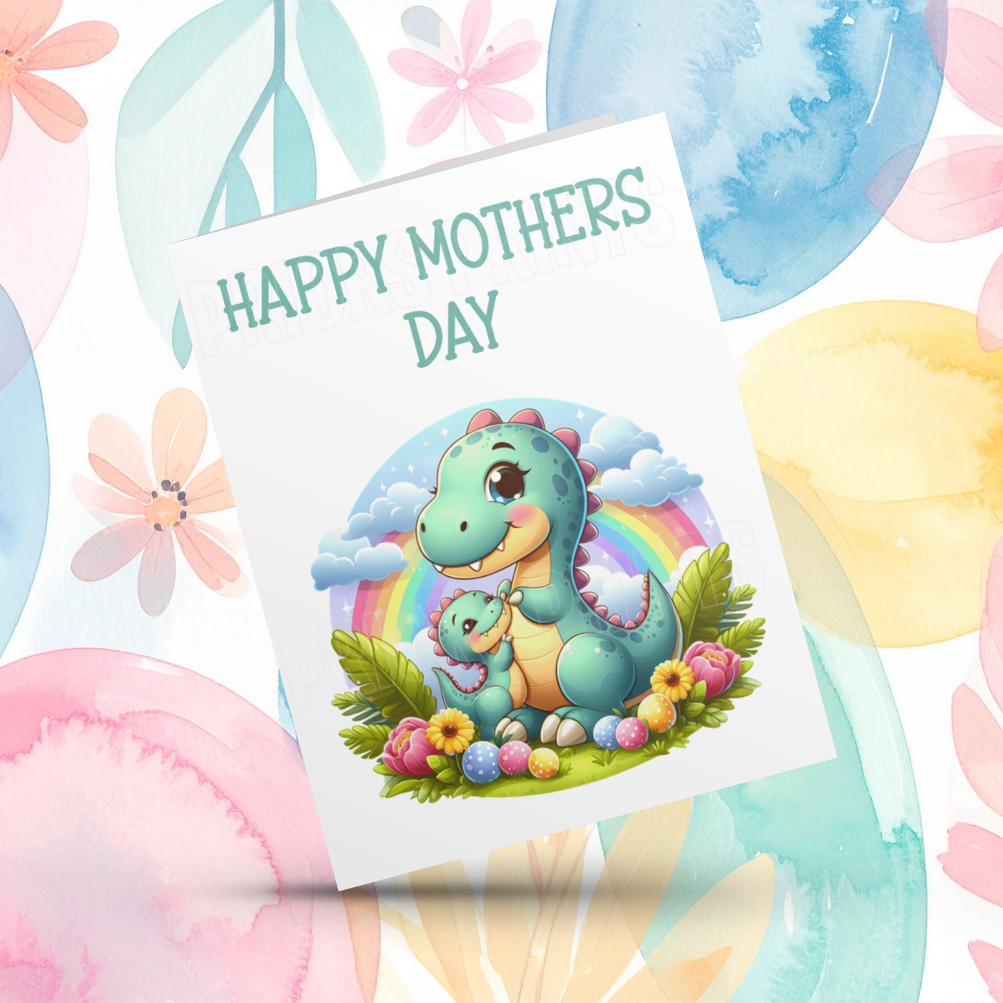Dinosaur Mothers Day Card