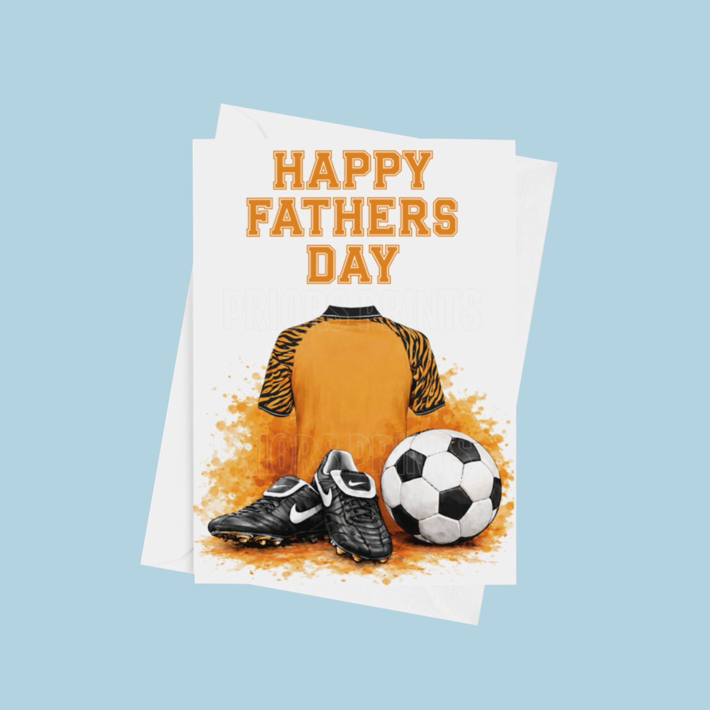 Football Shirts Happy Fathers Day Card