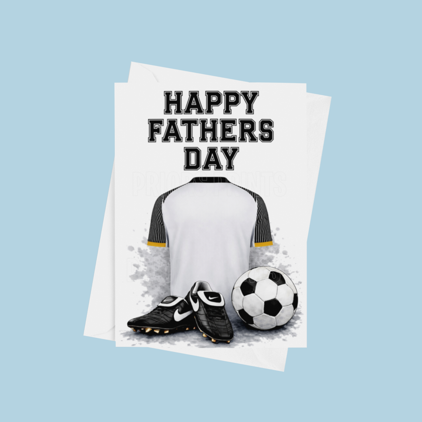 Football Shirts Happy Fathers Day Card