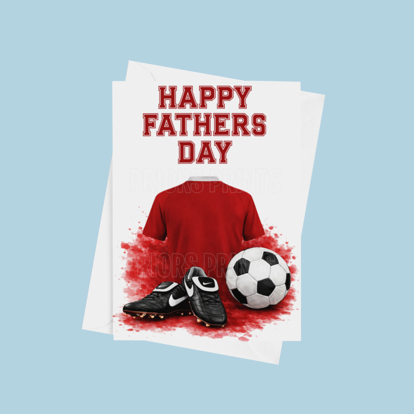 Football Shirts Happy Fathers Day Card