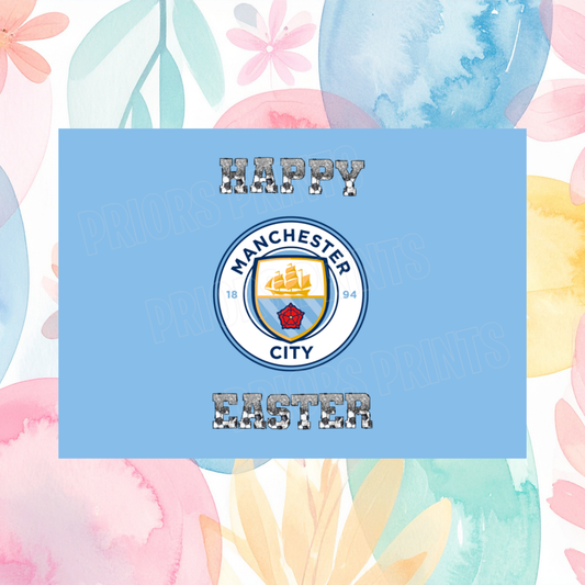 Football Teams Easter Chocolate Bar Wrapper