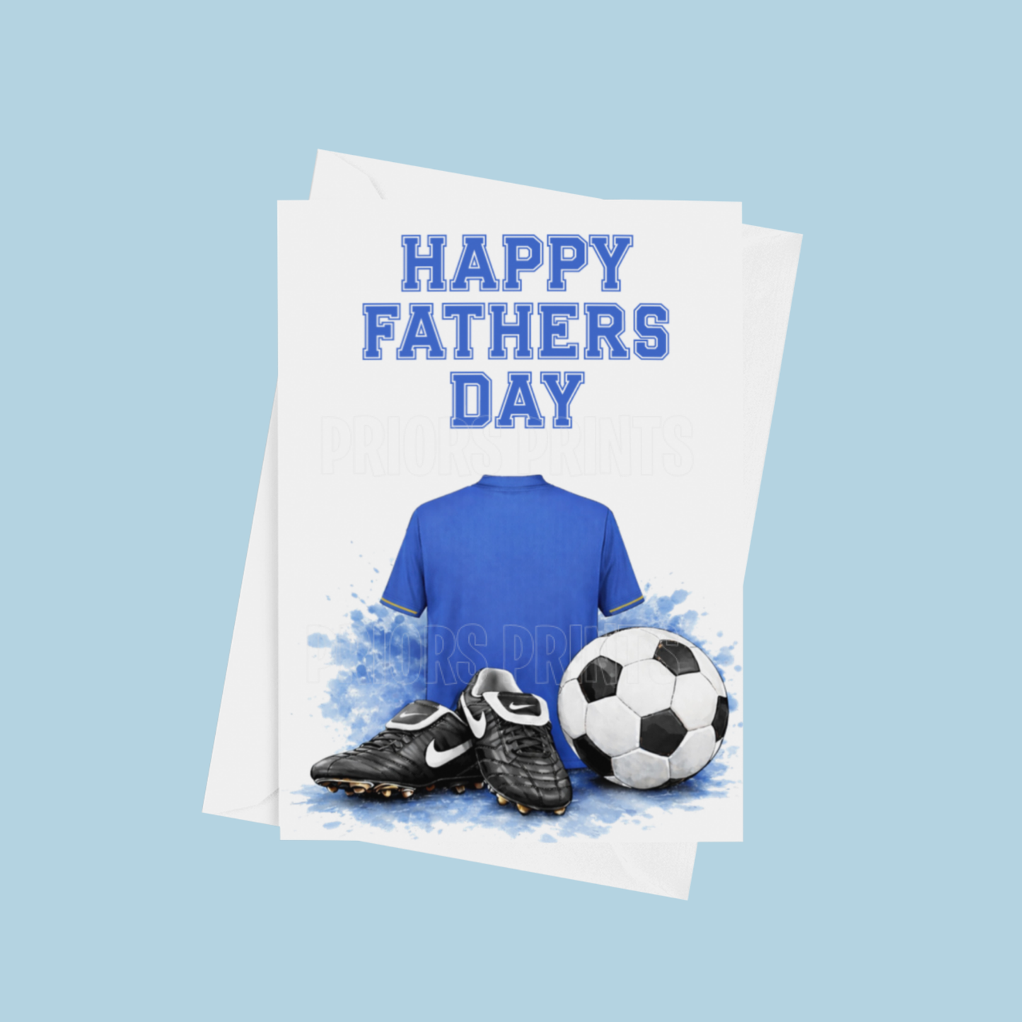 Football Shirts Happy Fathers Day Card
