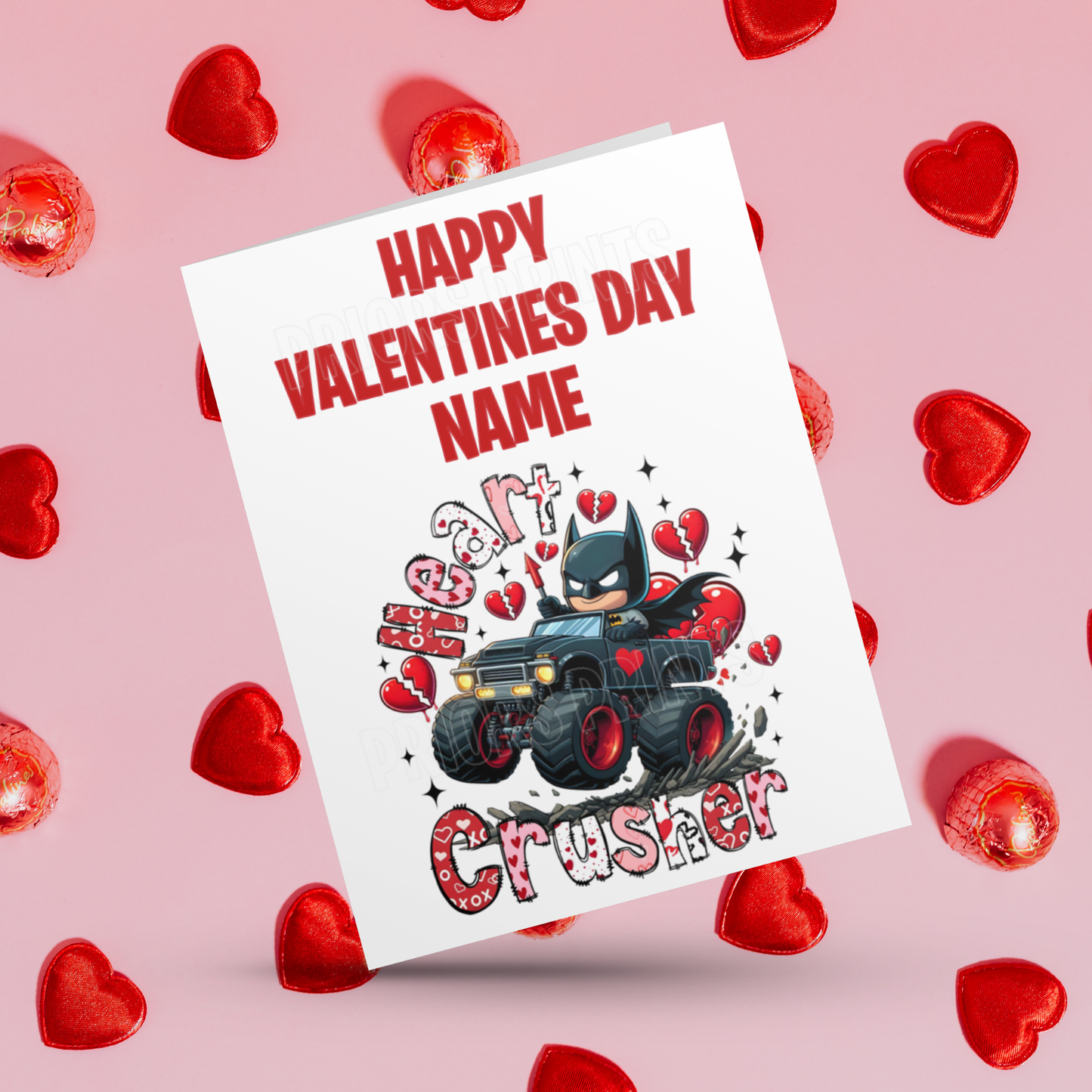 Cute Superhero Personalised Valentines Day Card I Spiderman I Superman I Batman I Iron Man I Captain America I Dr Strange I Thor