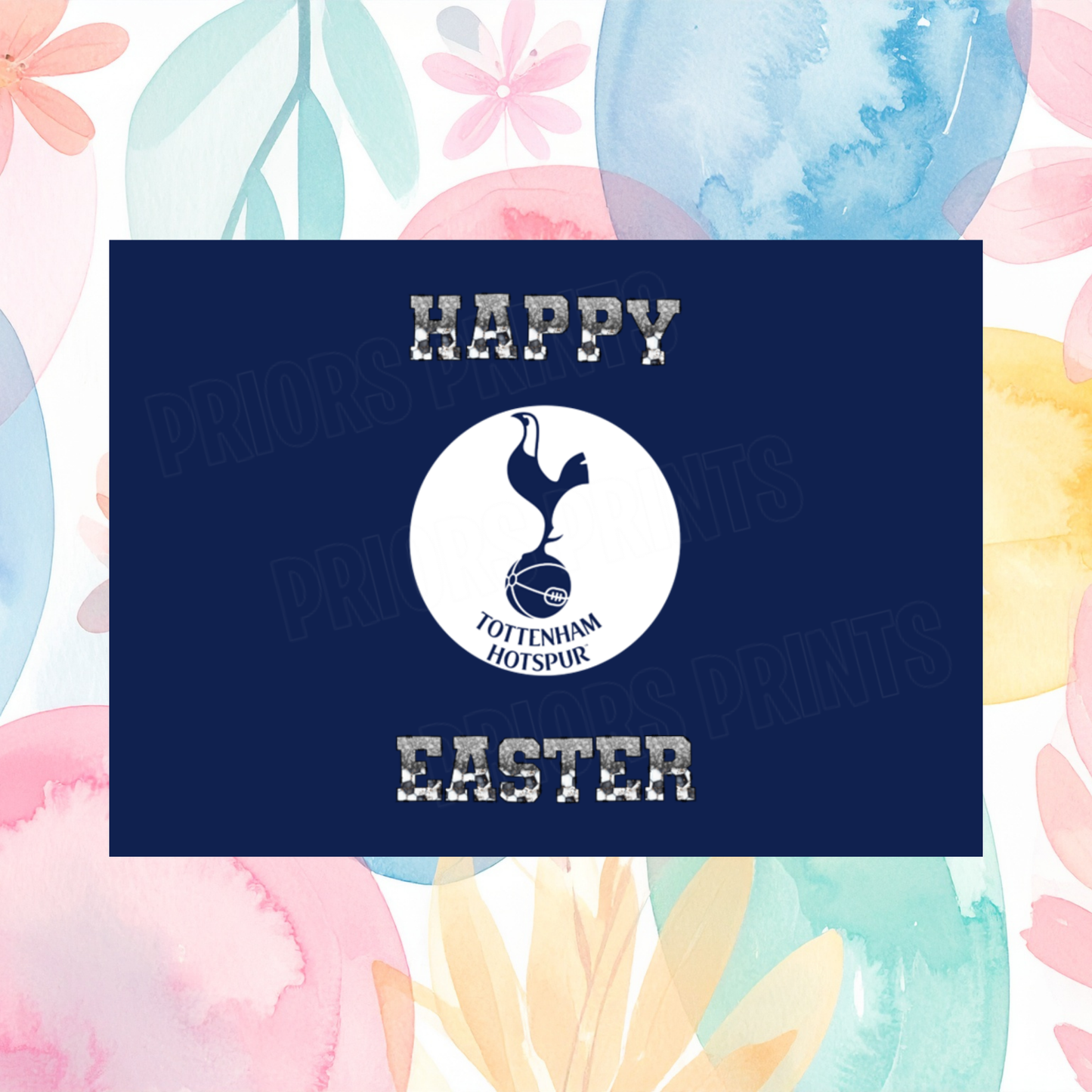 Football Teams Easter Chocolate Bar Wrapper