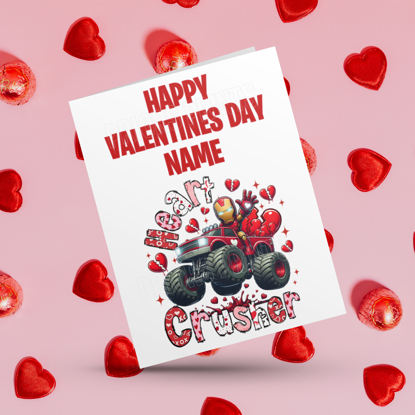 Cute Superhero Personalised Valentines Day Card I Spiderman I Superman I Batman I Iron Man I Captain America I Dr Strange I Thor