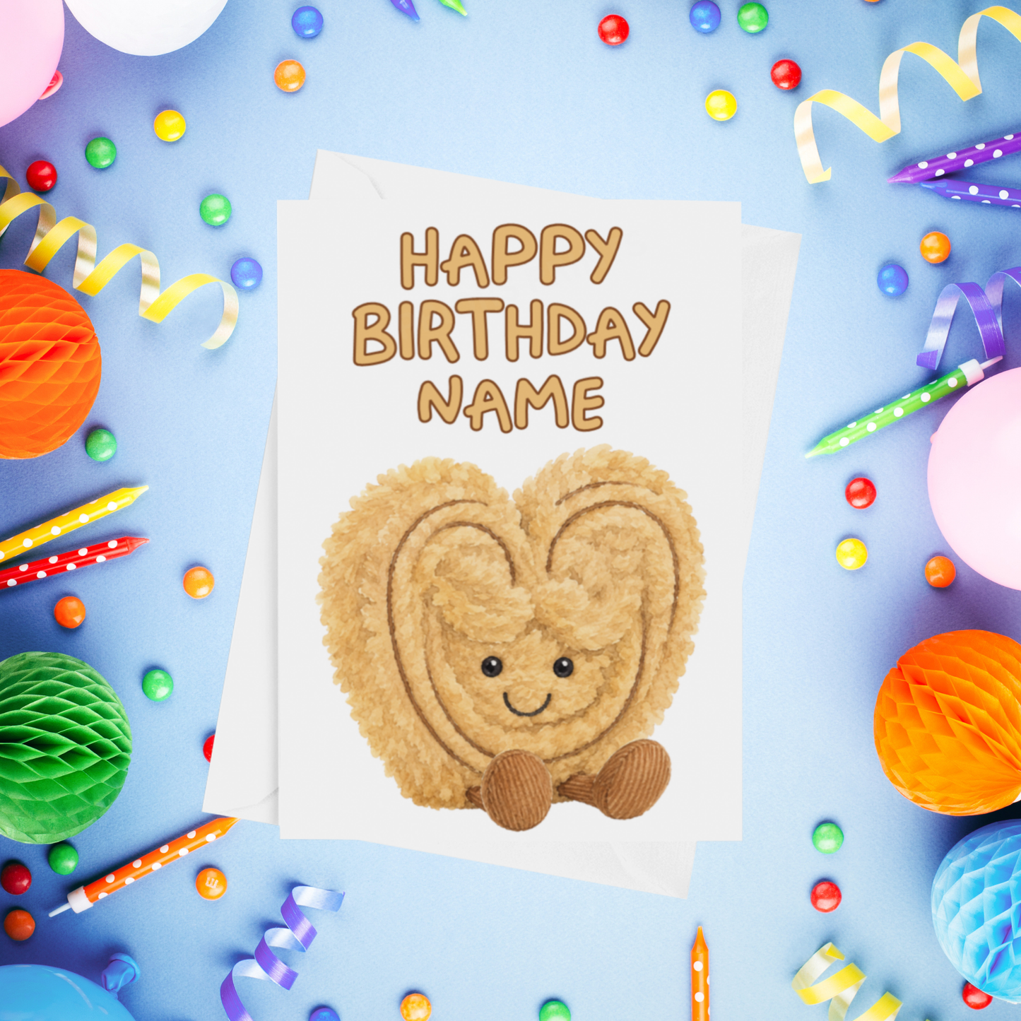 Jelly Cat Personalised Birthday Cards
