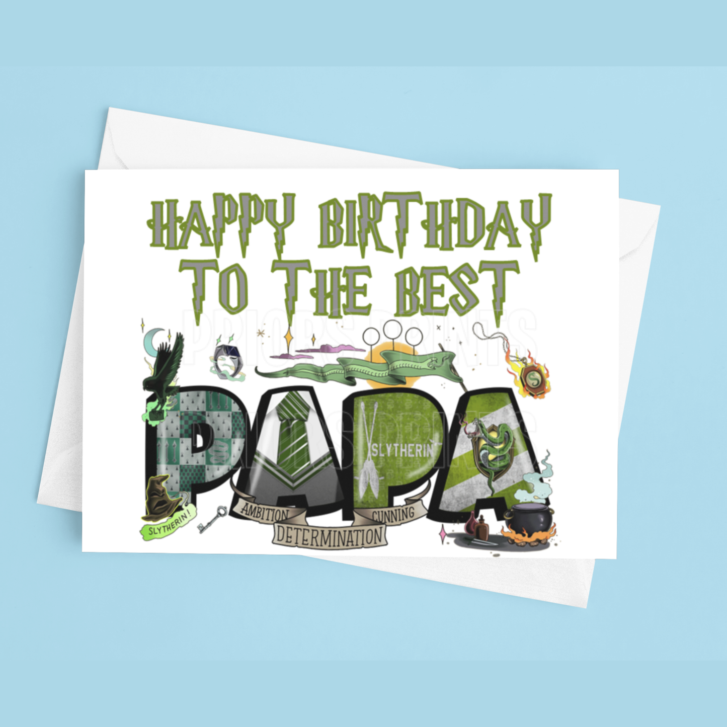 Happy Birthday Mixed Character- To the best Dad or Papa
