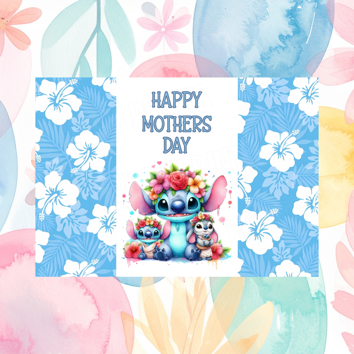 Stitch Happy Mothers Day Chocolate Bar Wrapper