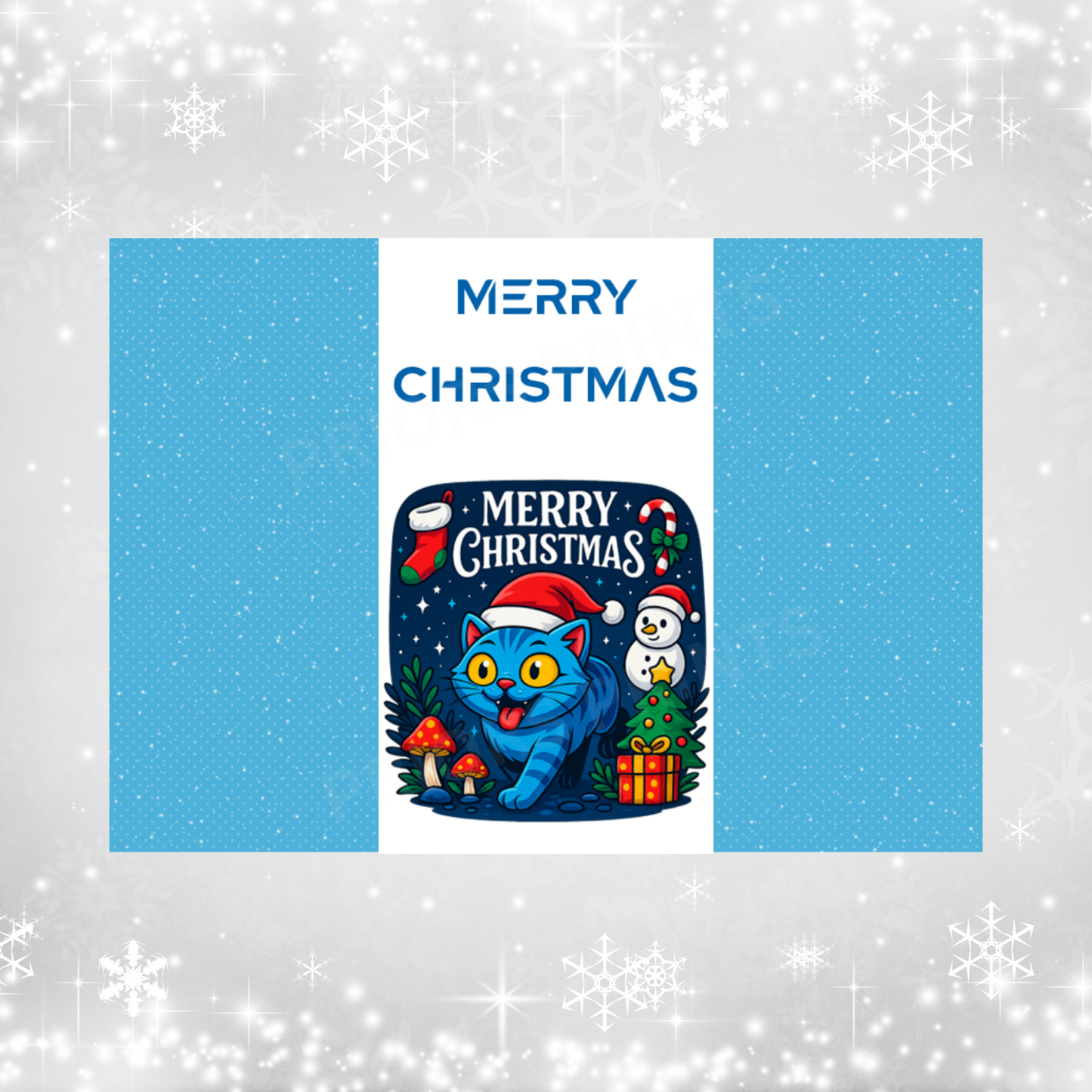 K Pop Demon Hunter Christmas Chocolate Bar Wrapper