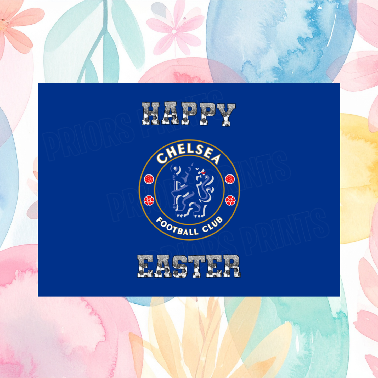 Football Teams Easter Chocolate Bar Wrapper