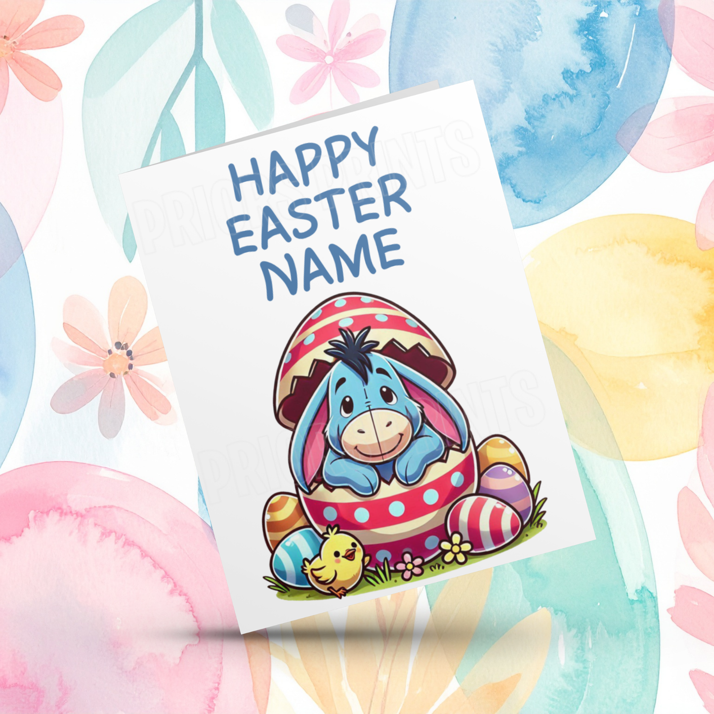 Mixed Character Personalised Easter Card