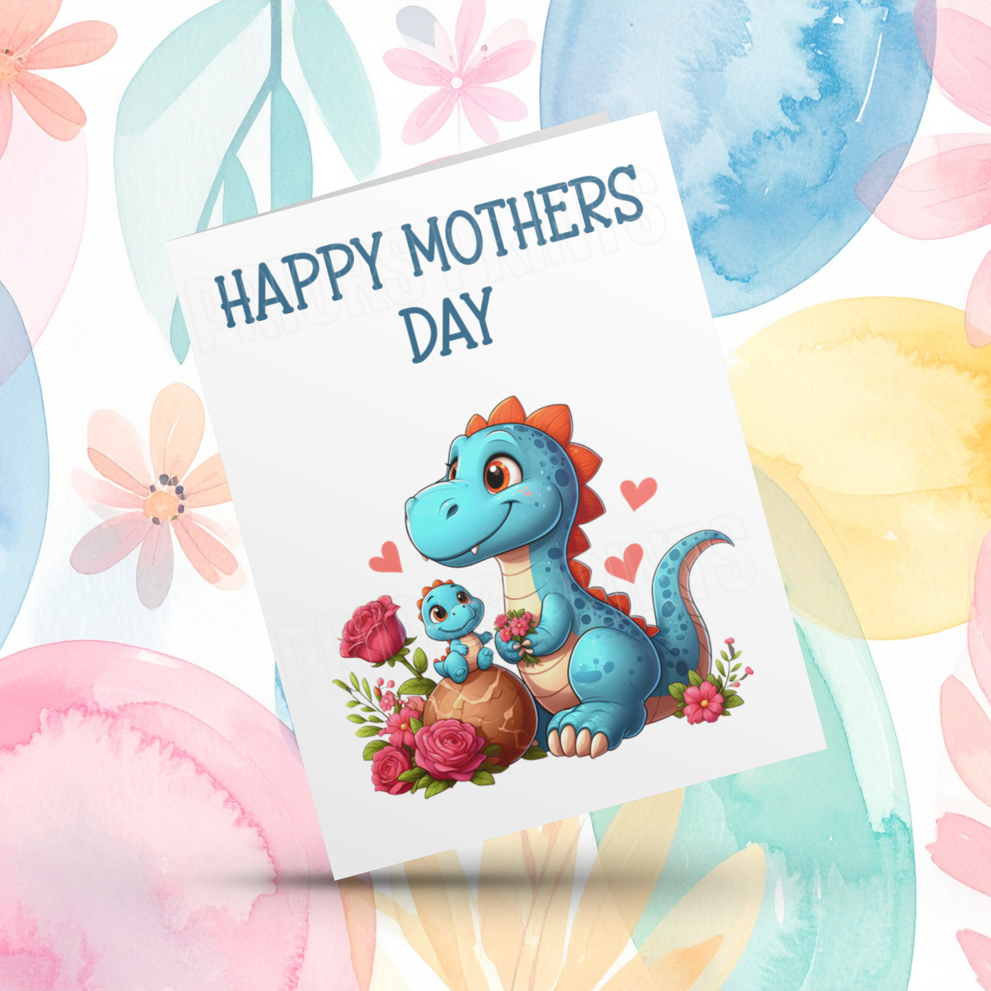 Dinosaur Mothers Day Card