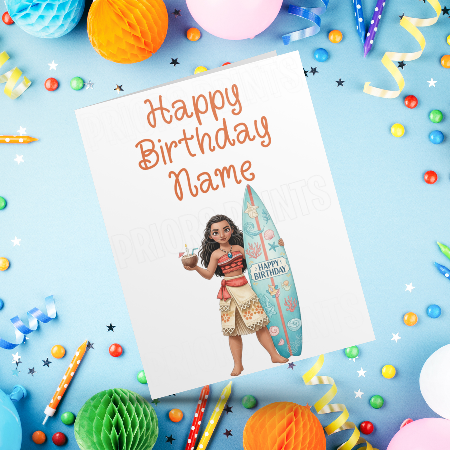 Mixed Disney Princess Personalised Birthday Card I Frozen I Mulan I Tangled I Aladdin I Sleeping Beauty I Brave I Beauty and The Beast I The Princess and The Frog