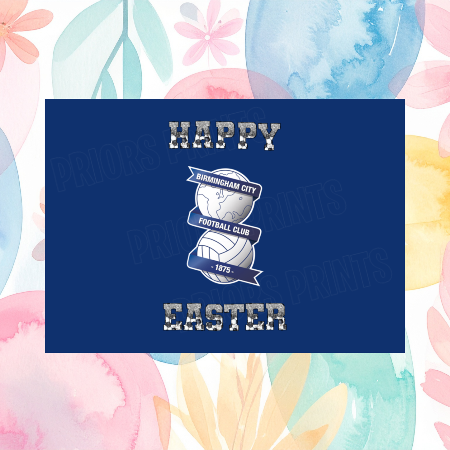 Football Teams Easter Chocolate Bar Wrapper