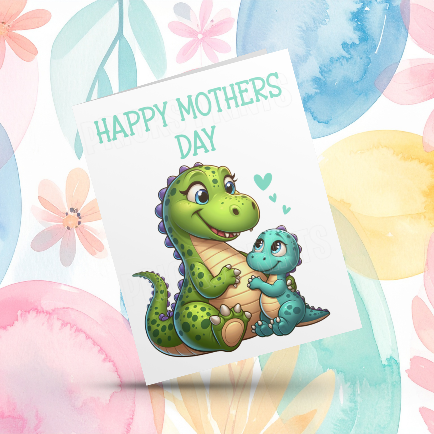 Dinosaur Mothers Day Card