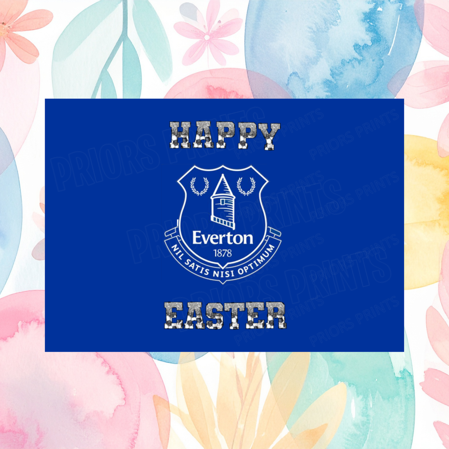 Football Teams Easter Chocolate Bar Wrapper