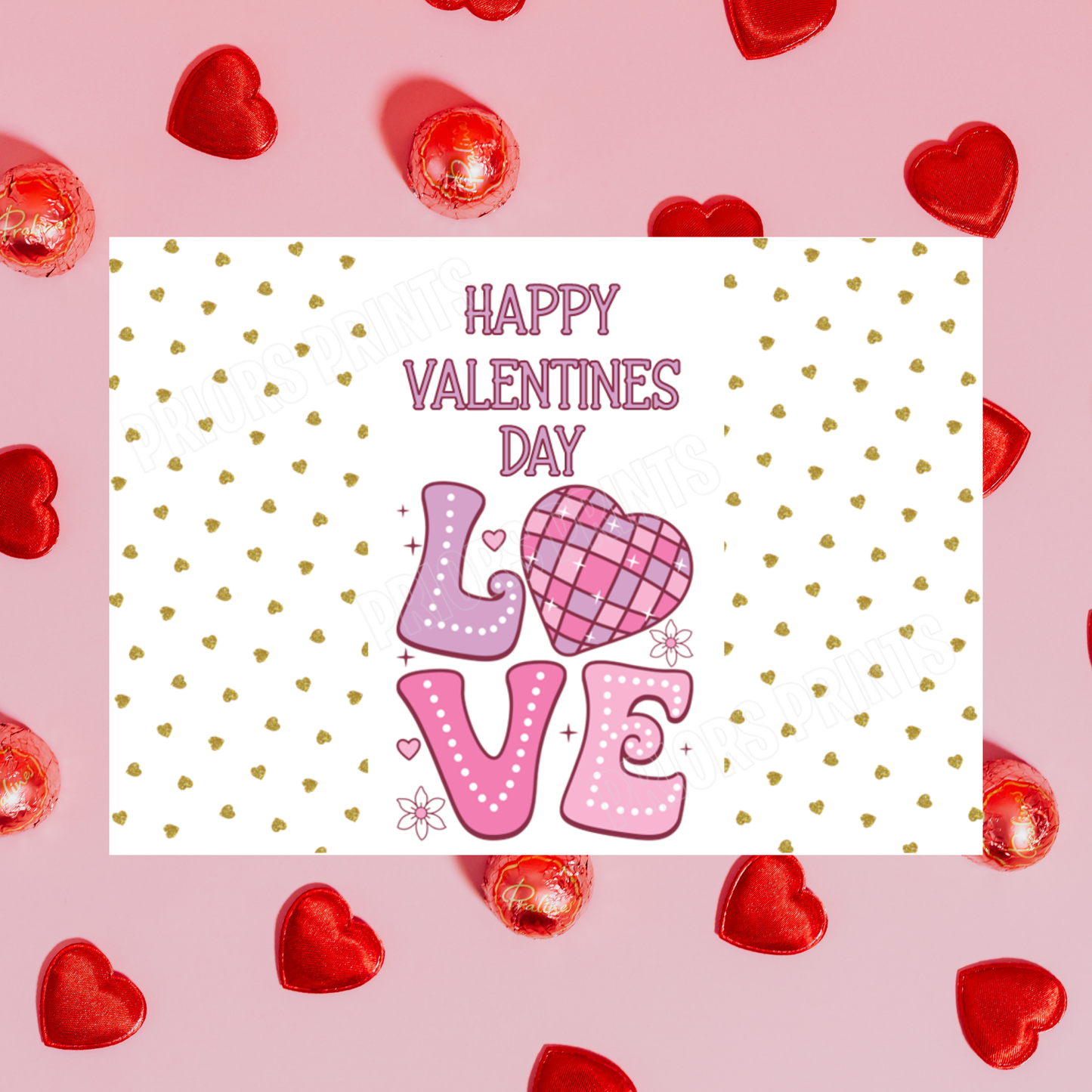 Cute Love Valentines Day Chocolate Bar Wrappers