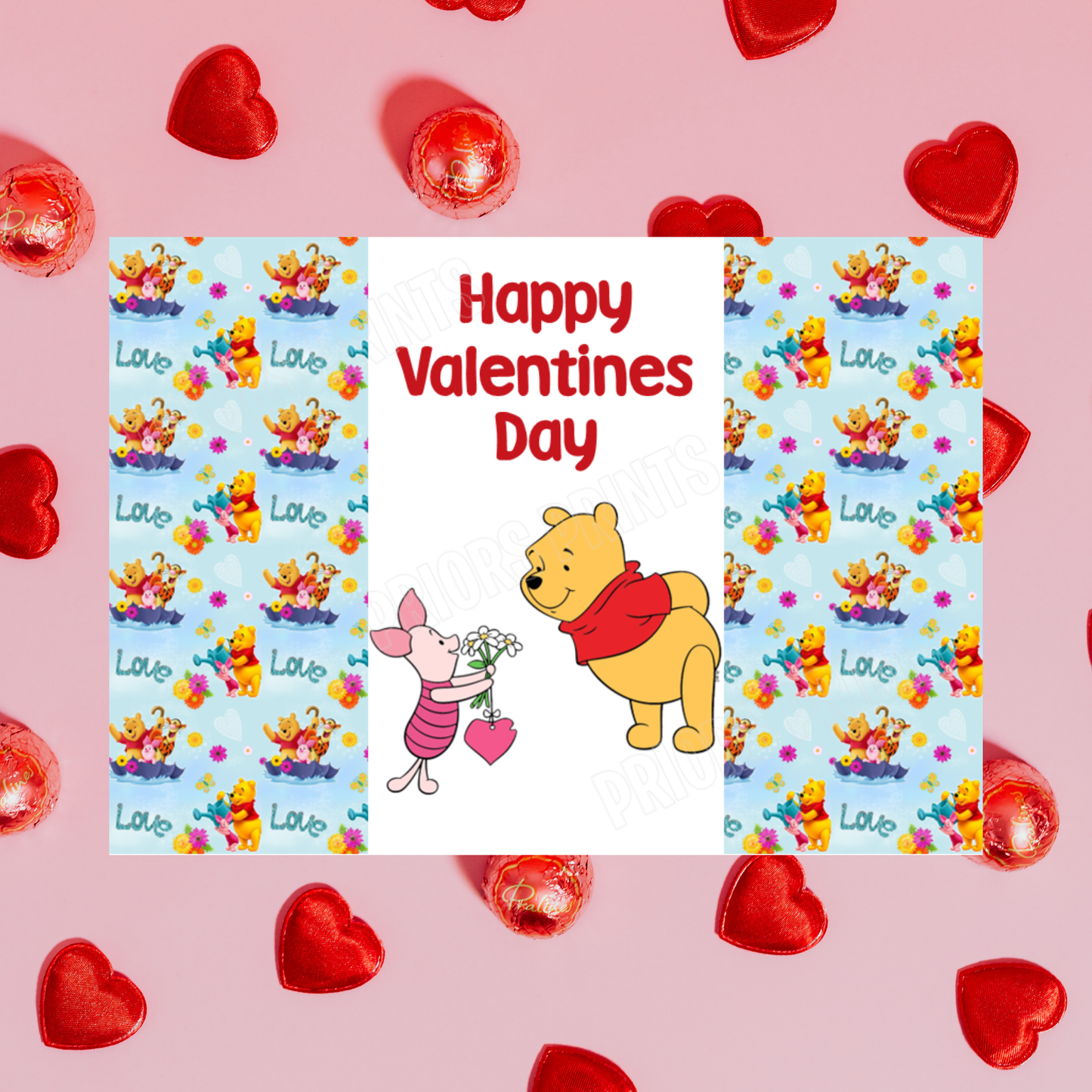 Winnie The Pooh Personalised Valentines Day Cards I Disney I Eeyore I Piglet I Tigger