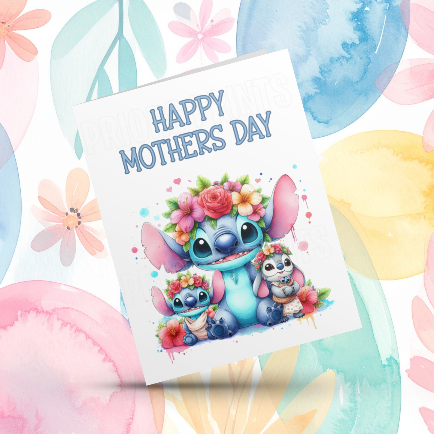 Stitch Happy Mothers Day Card