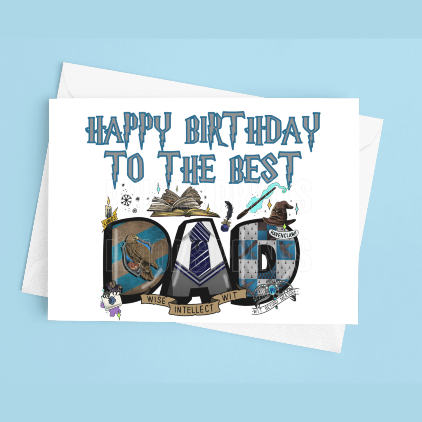 Happy Birthday Mixed Character- To the best Dad or Papa