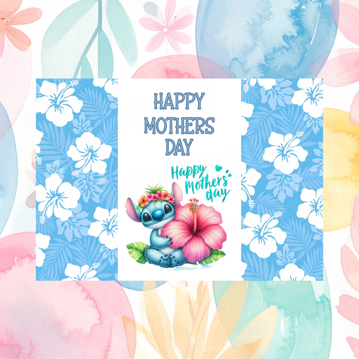 Stitch Happy Mothers Day Chocolate Bar Wrapper