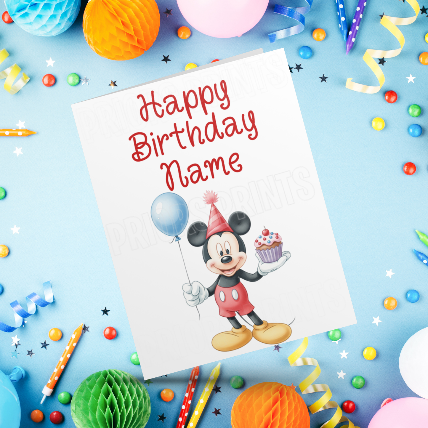 Mixed Disney Personalised Birthday Card I Lion King I Mickey Mouse & Friends