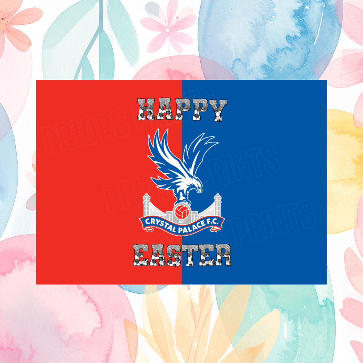 Football Teams Easter Chocolate Bar Wrapper