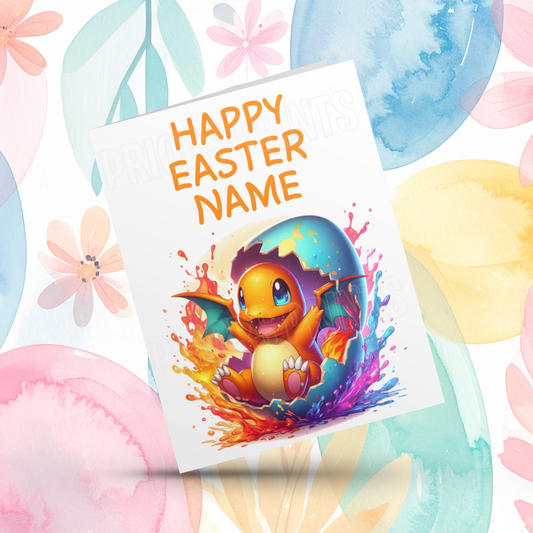 Pokemon Personalised Easter Card