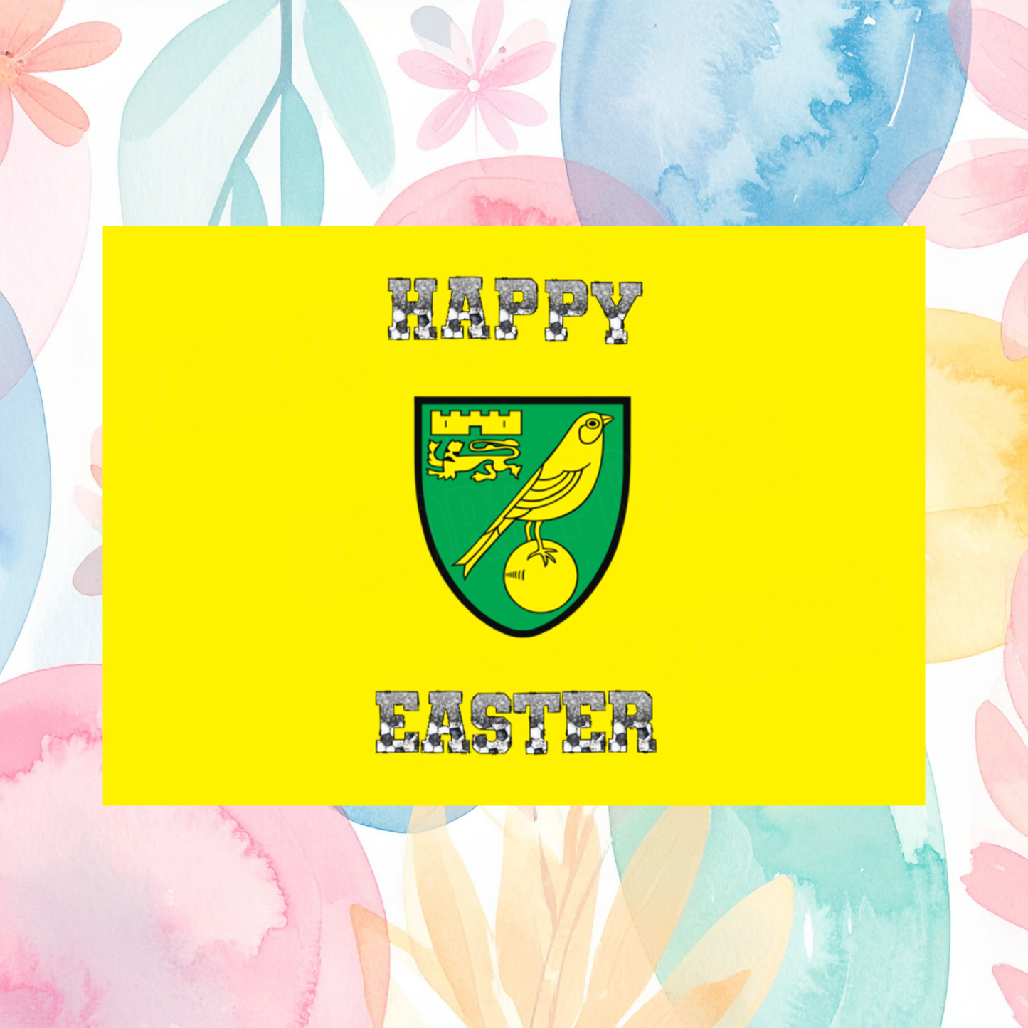 Football Teams Easter Chocolate Bar Wrapper