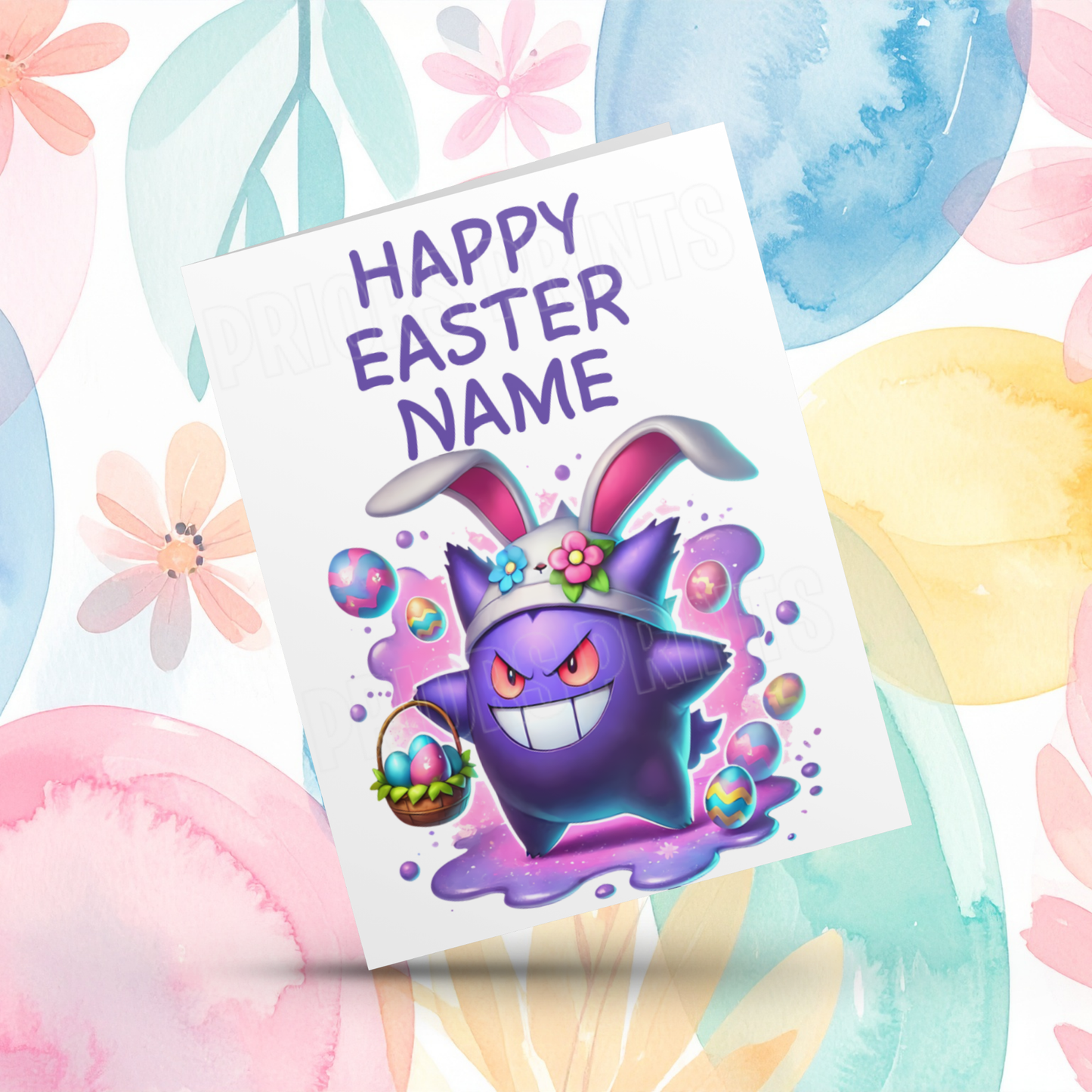 Pokemon Personalised Easter Card