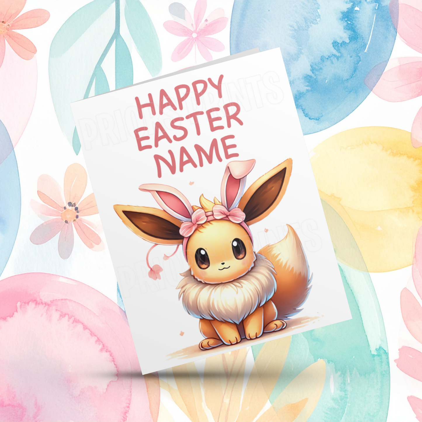Pokemon Personalised Easter Card