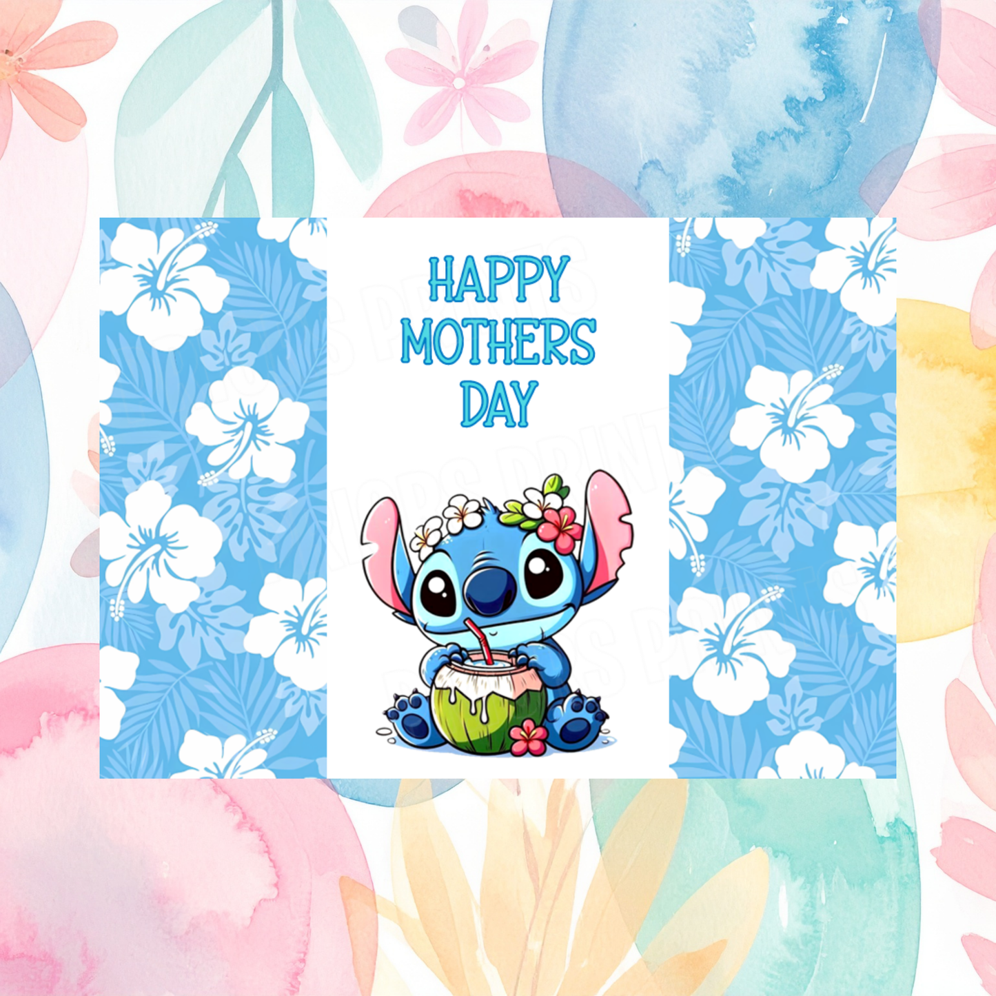 Lilo & Stitch Happy Mothers Day Chocolate Bar Wrapper I Angel
