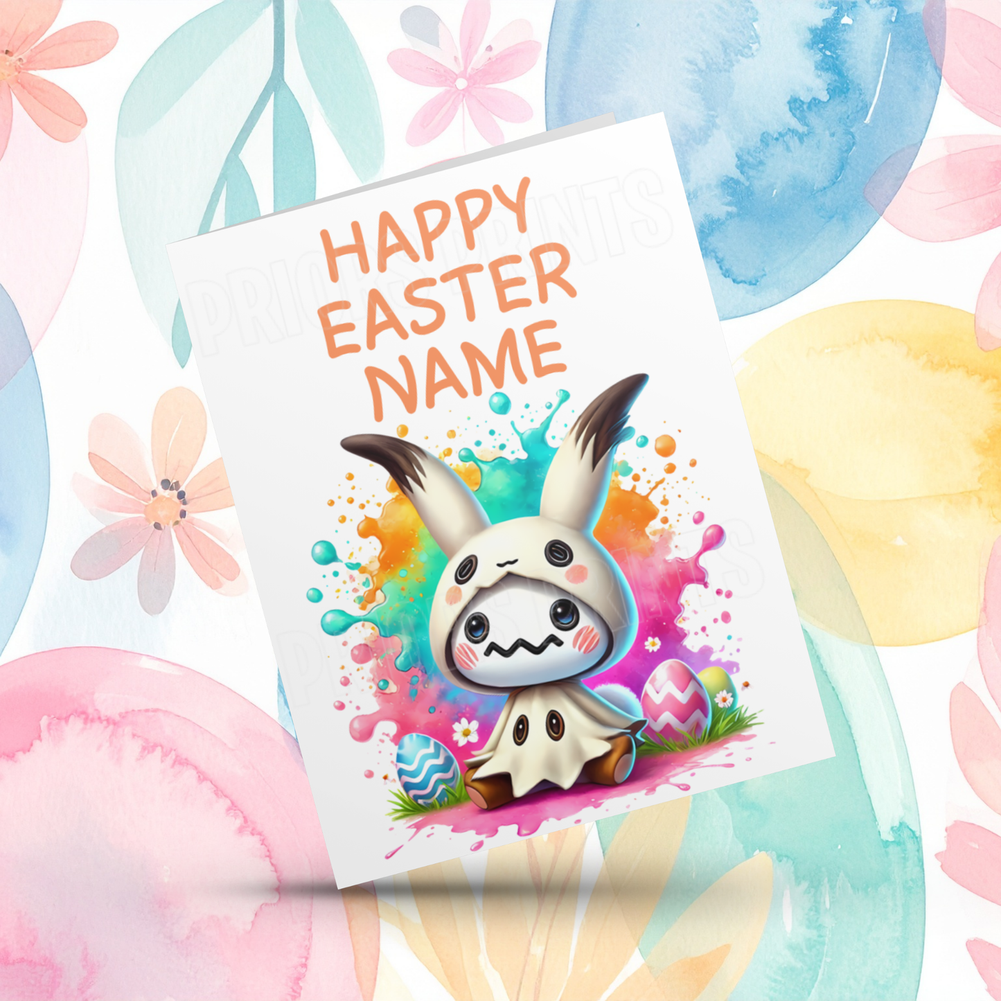 Pokemon Personalised Easter Card